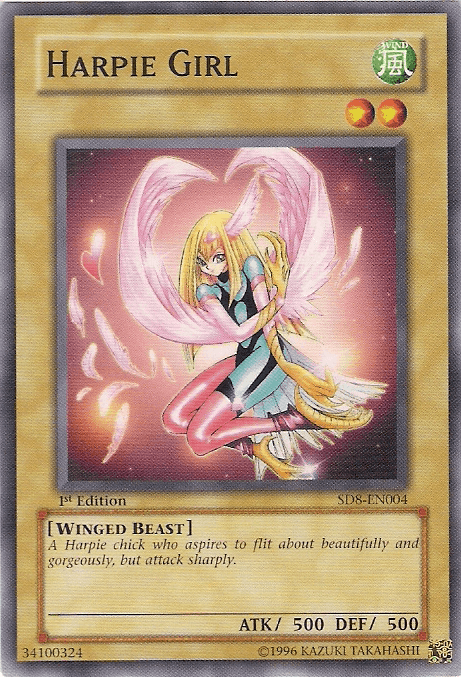 Harpie Girl [SD8-EN004] Common - Josh's Cards