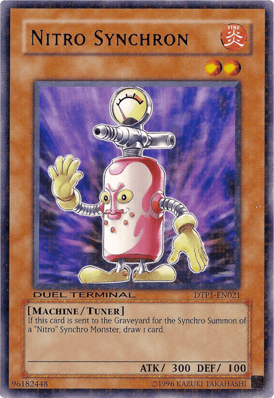 Nitro Synchron [DTP1-EN021] Rare - Josh's Cards