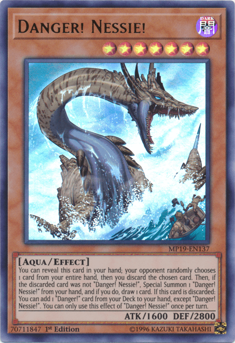 Danger! Nessie! [MP19-EN137] Ultra Rare - Josh's Cards