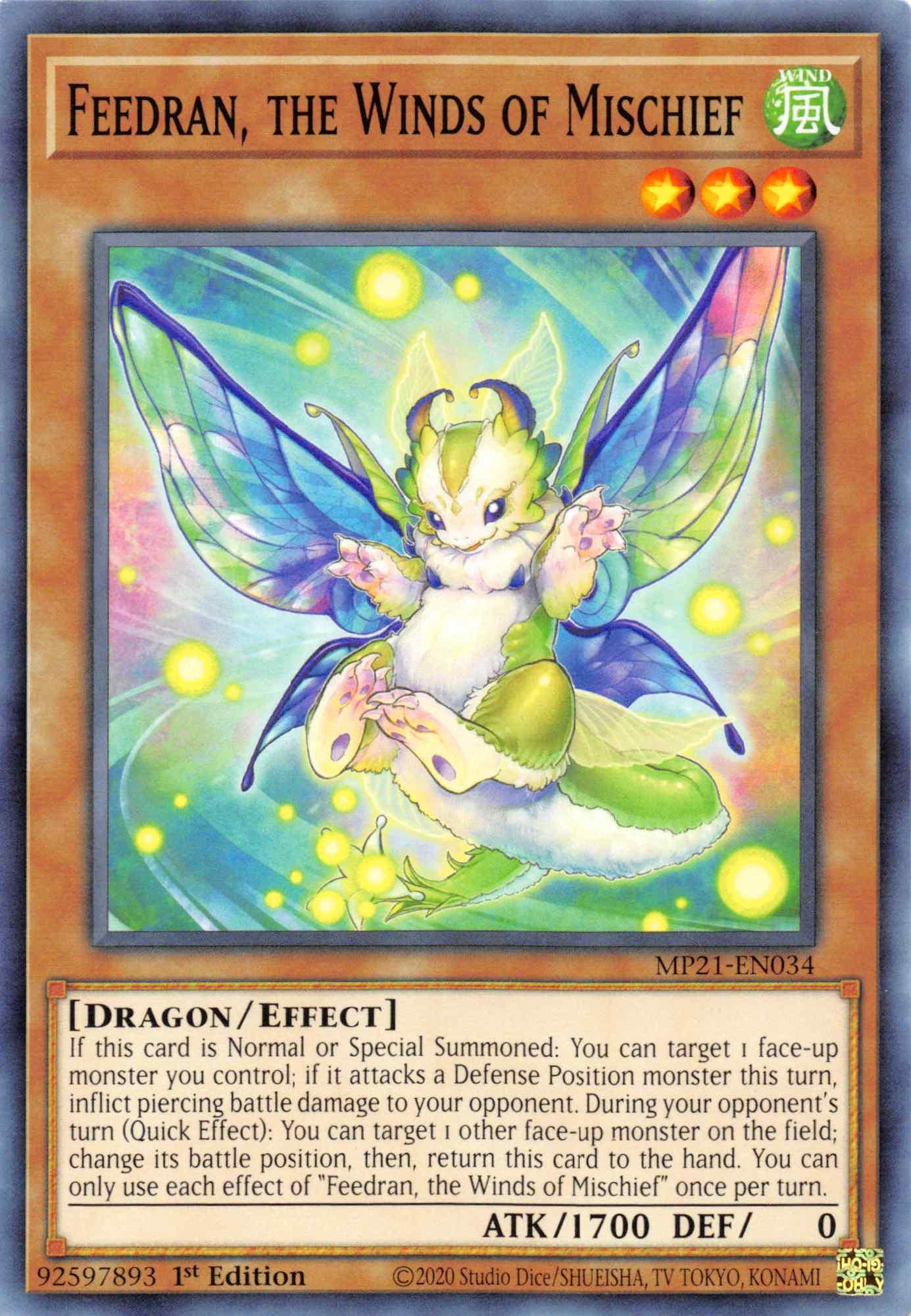 Feedran, the Winds of Mischief [MP21-EN034] Common - Josh's Cards