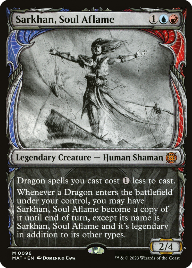 Sarkhan, Soul Aflame (MAT-096) - March of the Machine: The Aftermath: (Showcase) Foil