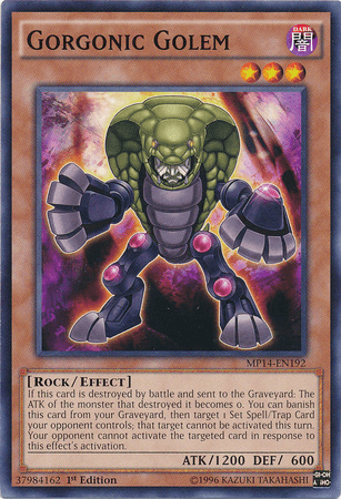 Gorgonic Golem [MP14-EN192] Common - Josh's Cards