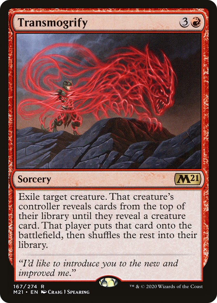 Transmogrify (M21-167) - Core Set 2021 Foil