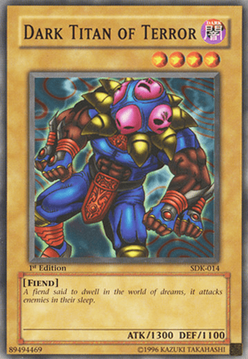 Dark Titan of Terror [SDK-014] Common - Josh's Cards