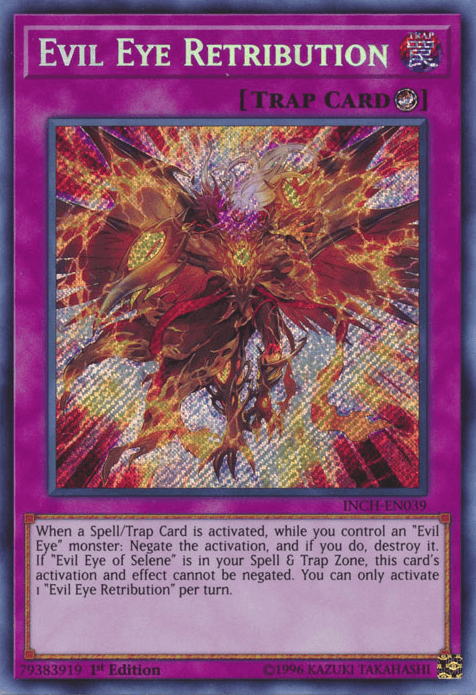 Evil Eye Retribution [INCH-EN039] Secret Rare - Josh's Cards