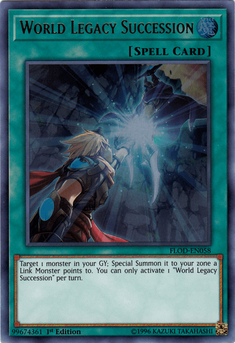 World Legacy Succession [FLOD-EN058] Ultra Rare - Josh's Cards