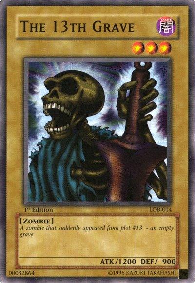 The 13th Grave [LOB-014] Common - Josh's Cards