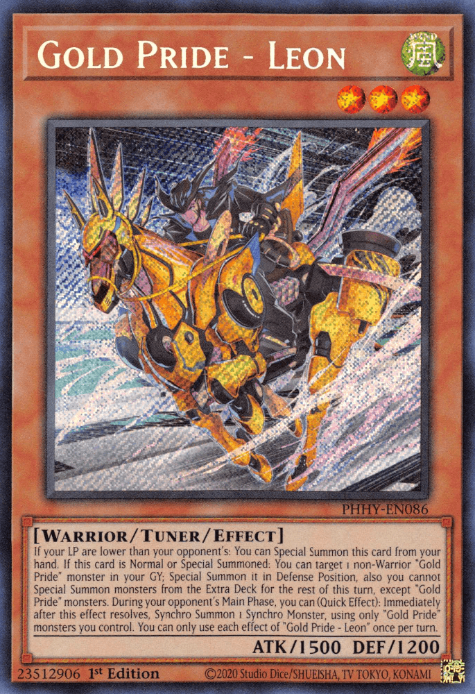 Gold Pride - Leon [PHHY-EN086] Secret Rare - Josh's Cards