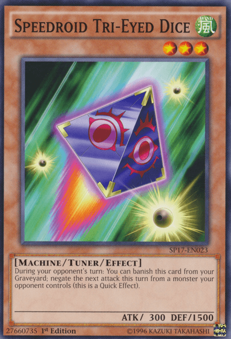 Speedroid Tri-Eyed Dice [SP17-EN023] Common - Josh's Cards