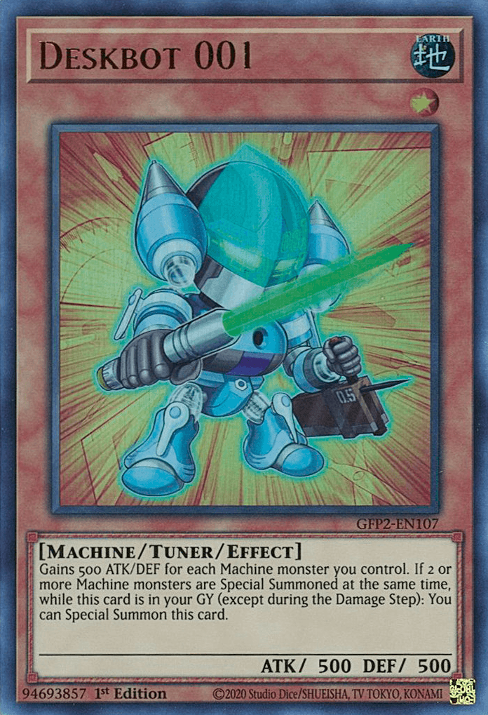 Deskbot 001 [GFP2-EN107] Ultra Rare - Josh's Cards