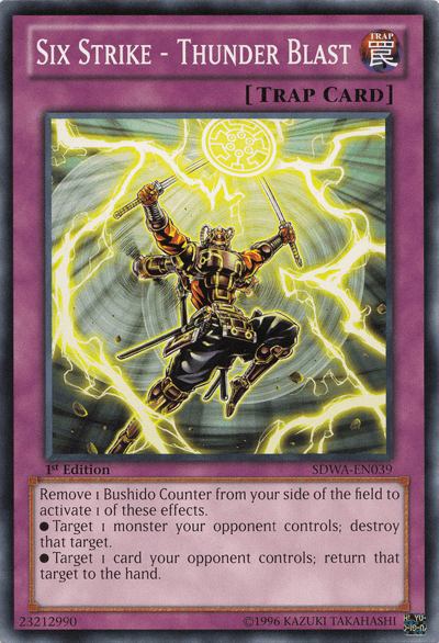 Six Strike - Thunder Blast [SDWA-EN039] Common - Josh's Cards