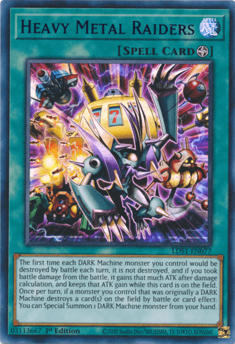 Heavy Metal Raiders (Blue) [LDS1-EN077] Ultra Rare - Josh's Cards