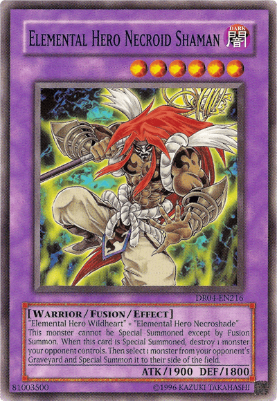 Elemental Hero Necroid Shaman [DR04-EN216] Common - Josh's Cards