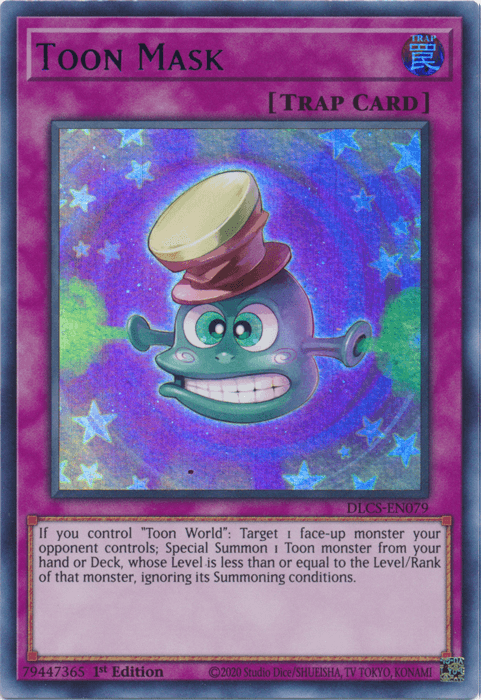 Toon Mask (Blue) [DLCS-EN079] Ultra Rare - Josh's Cards