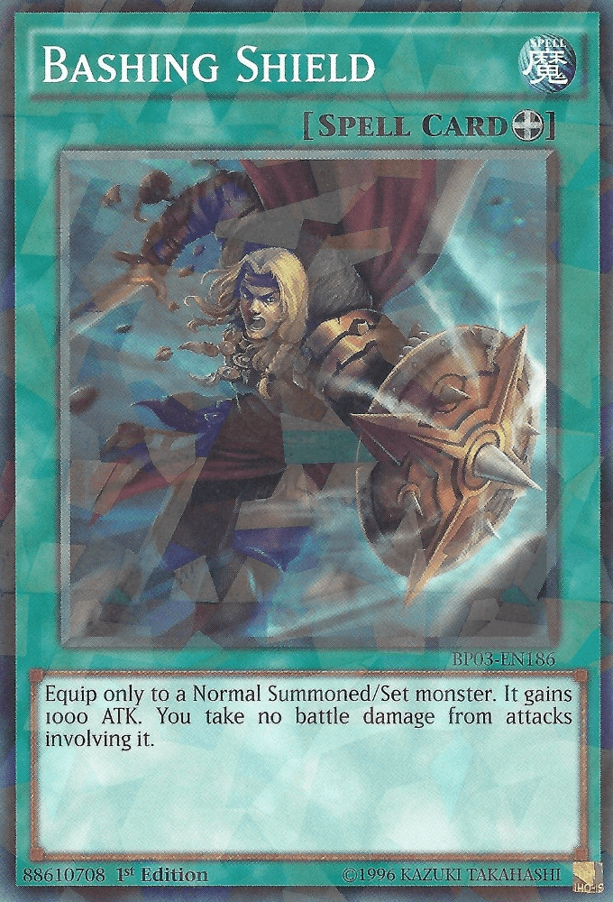 Bashing Shield [BP03-EN186] Shatterfoil Rare - Josh's Cards
