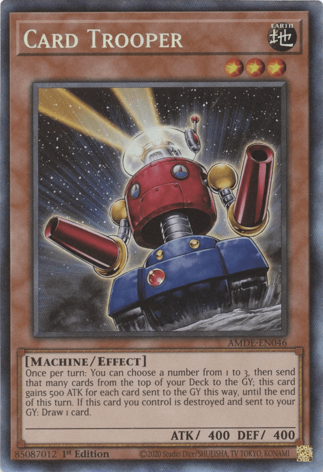 Card Trooper [AMDE-EN046] Collector's Rare - Josh's Cards