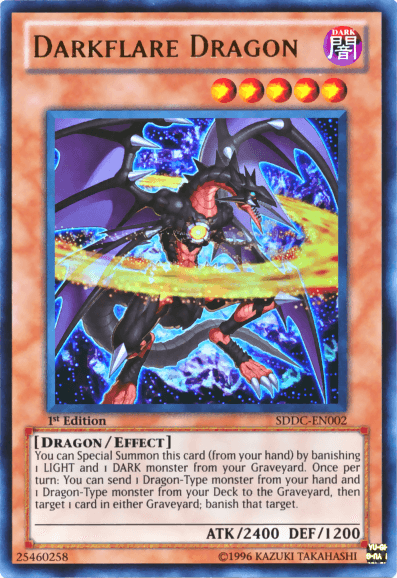 Darkflare Dragon [SDDC-EN002] Ultra Rare - Josh's Cards