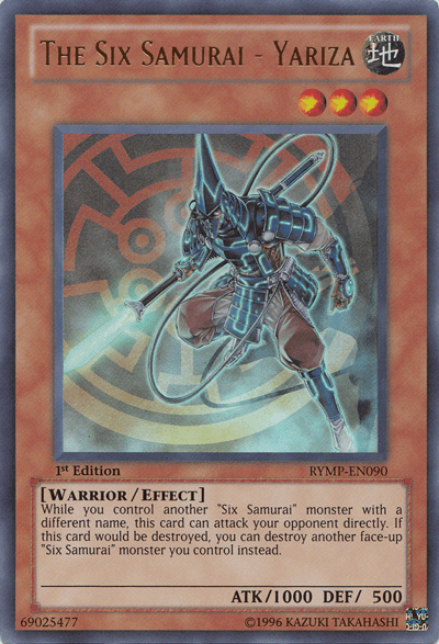 The Six Samurai - Yariza [RYMP-EN090] Ultra Rare - Josh's Cards