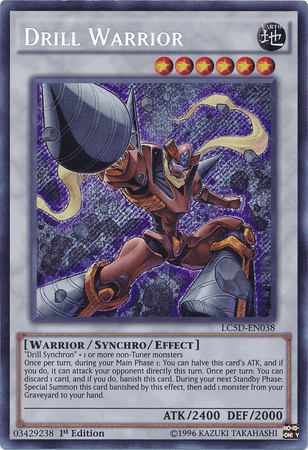 Drill Warrior [LC5D-EN038] Secret Rare - Josh's Cards
