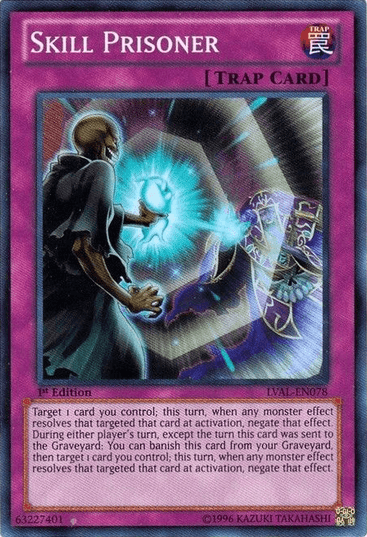 Skill Prisoner [LVAL-EN078] Super Rare - Josh's Cards