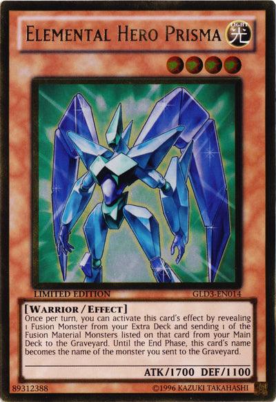 Elemental Hero Prisma [GLD3-EN014] Gold Rare - Josh's Cards