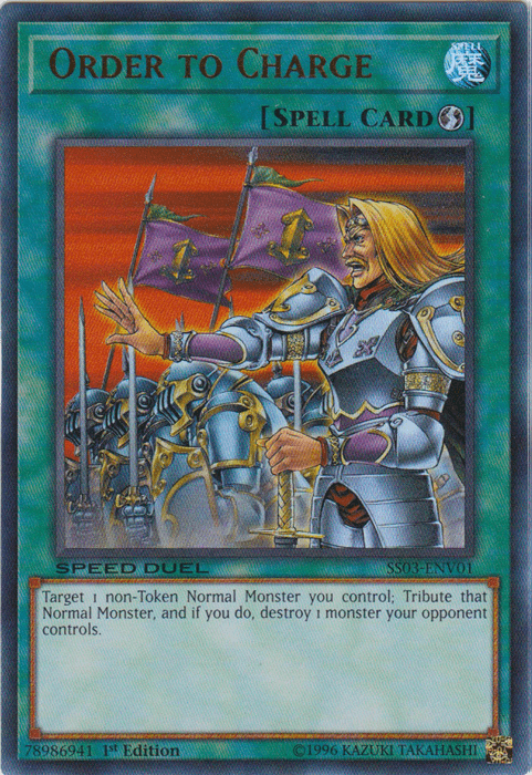 Order to Charge [SS03-ENV01] Ultra Rare - Josh's Cards