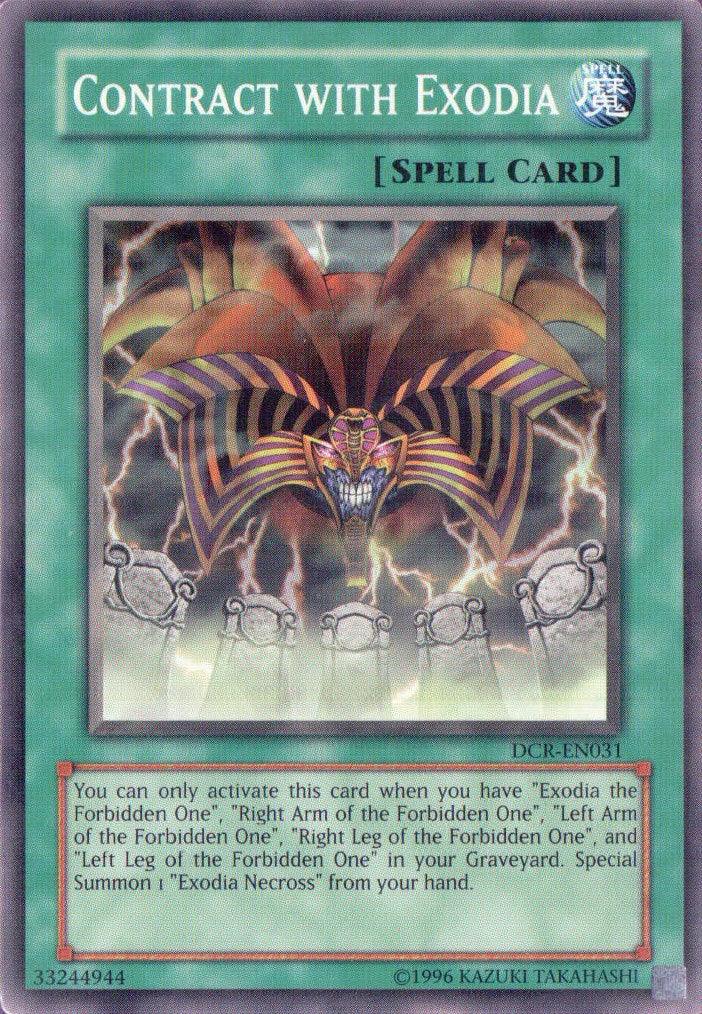 Contract with Exodia [DCR-EN031] Common - Josh's Cards