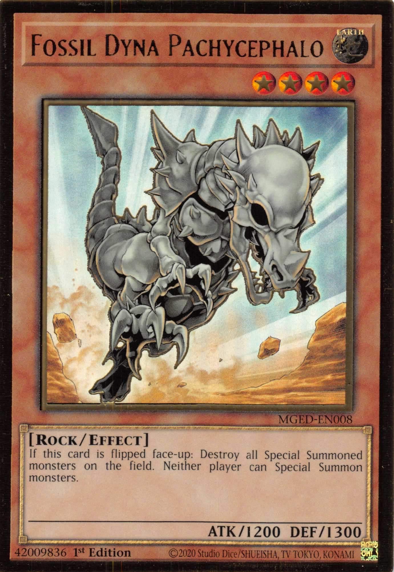 Fossil Dyna Pachycephalo [MGED-EN008] Gold Rare - Josh's Cards