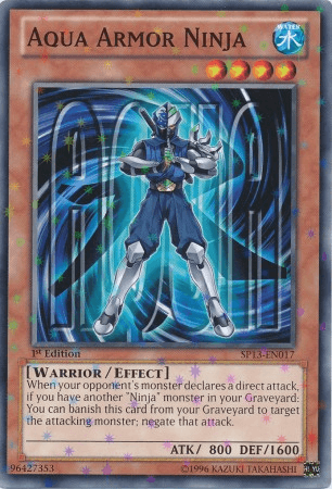 Aqua Armor Ninja [SP13-EN017] Starfoil Rare - Josh's Cards