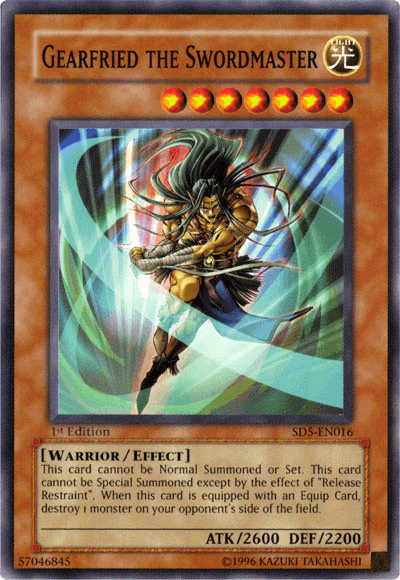Gearfried the Swordmaster [SD5-EN016] Common - Josh's Cards