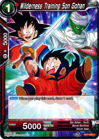 Wilderness Training Son Gohan (BT7-008) [Assault of the Saiyans] Parallel Foil