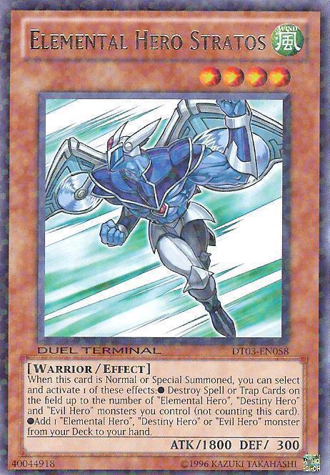 Elemental Hero Stratos [DT03-EN058] Rare - Josh's Cards