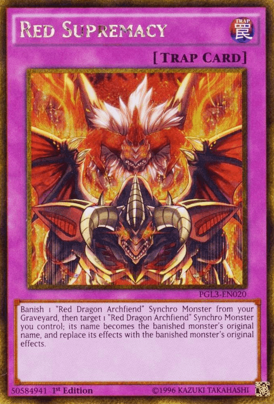 Red Supremacy [PGL3-EN020] Gold Secret Rare - Josh's Cards