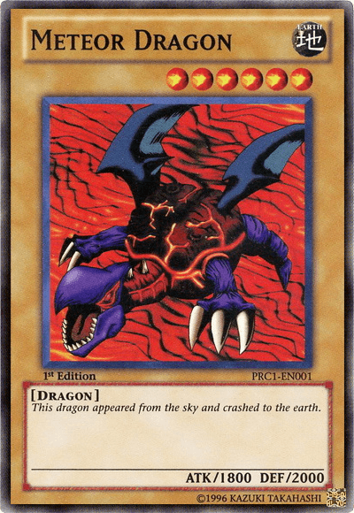 Meteor Dragon [PRC1-EN001] Super Rare - Josh's Cards