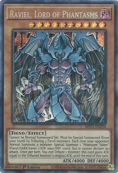 Raviel, Lord of Phantasms [MP21-EN254] Prismatic Secret Rare - Josh's Cards