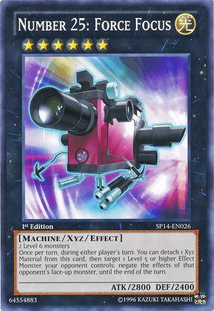 Number 25: Force Focus [SP14-EN026] Starfoil Rare - Josh's Cards