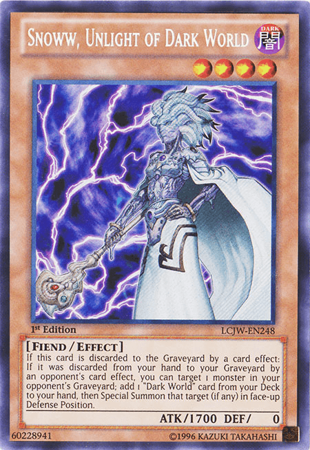 Snoww, Unlight of Dark World [LCJW-EN248] Secret Rare - Josh's Cards