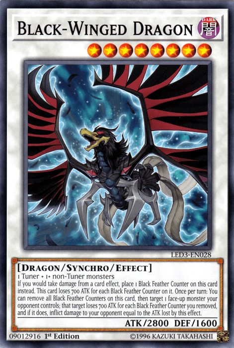 Black-Winged Dragon [LED3-EN028] Common - Josh's Cards