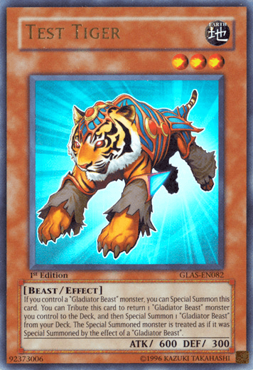 Test Tiger [GLAS-EN082] Ultra Rare - Josh's Cards