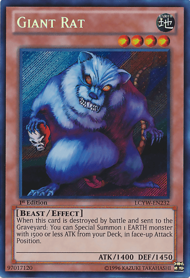 Giant Rat [LCYW-EN232] Secret Rare - Josh's Cards
