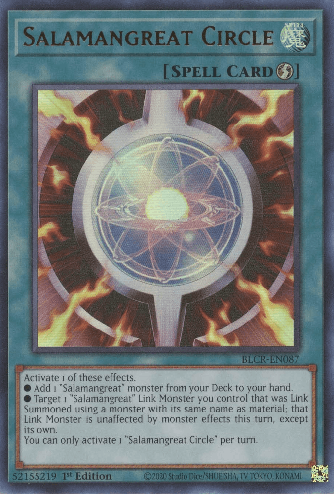 Salamangreat Circle [BLCR-EN087] Ultra Rare - Josh's Cards