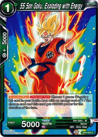 SS Son Goku, Exploding with Energy (BT6-055) [Destroyer Kings] Parallel Foil