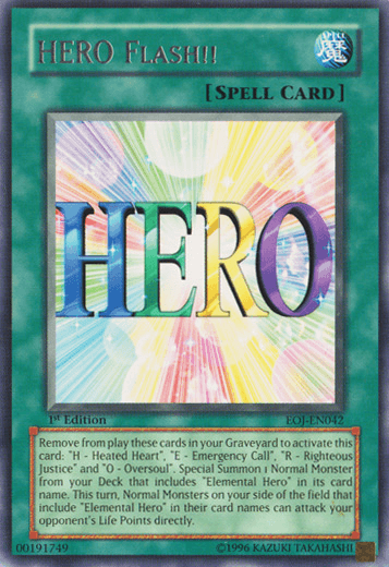 HERO Flash!! [EOJ-EN042] Rare - Josh's Cards