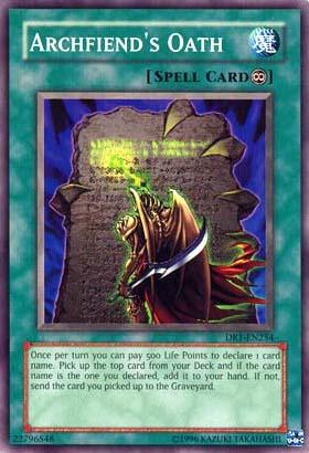 Archfiend's Oath [DR1-EN254] Common - Josh's Cards
