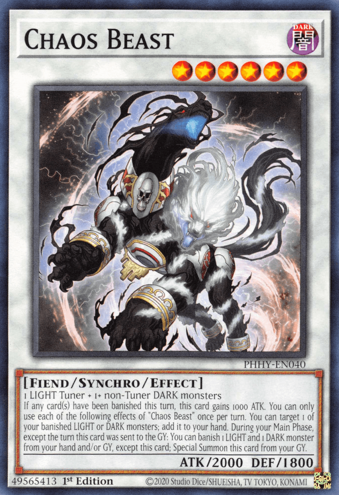 Chaos Beast [PHHY-EN040] Common - Josh's Cards