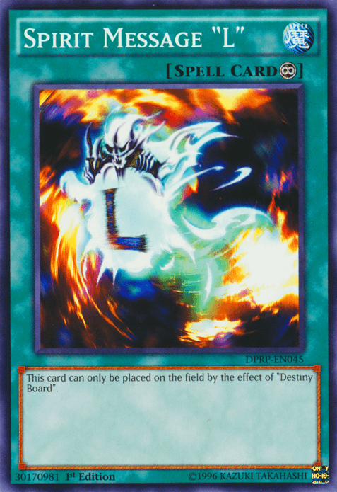 Spirit Message "L" [DPRP-EN045] Common - Josh's Cards