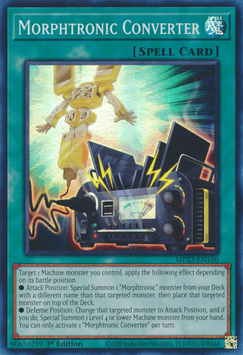 Morphtronic Converter [MP23-EN150] Super Rare - Josh's Cards