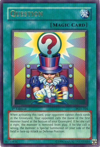 Question [PGD-104] Ultra Rare - Josh's Cards