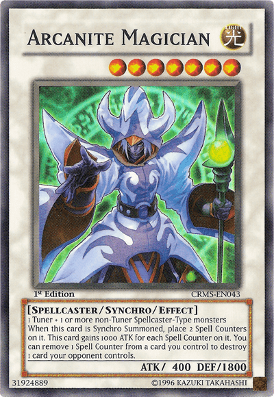 Arcanite Magician [CRMS-EN043] Super Rare - Josh's Cards