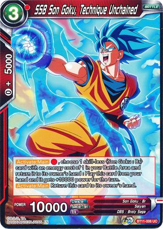 SSB Son Goku, Technique Unchained (BT11-006) [Vermilion Bloodline] Parallel Foil